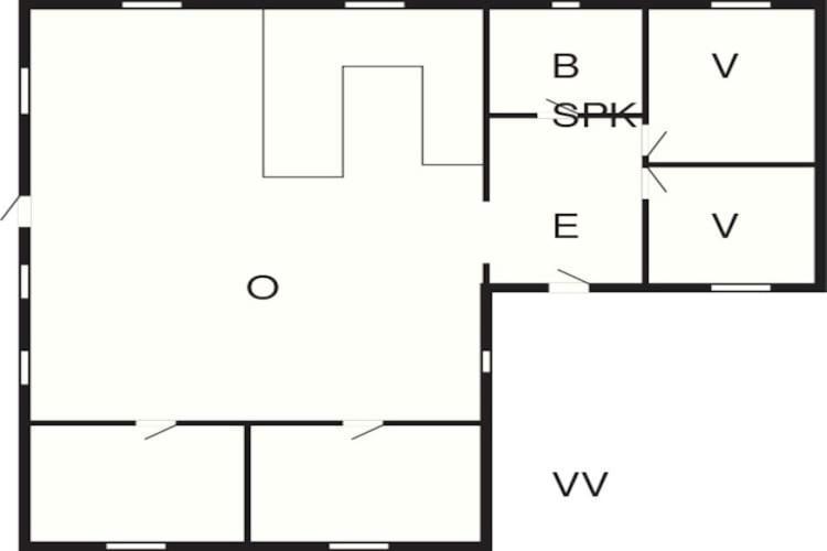 8 Person Holiday Home In R M Lakolk Экстерьер фото